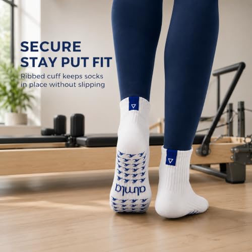 Water Zodiac Element Pilates Socks for Women with Sticky Grips - Yoga, Barre & Exercise