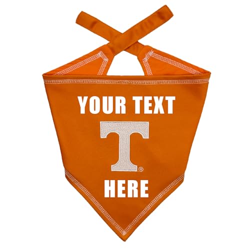 Personalized NCAA Tennessee Volunteers Dog Bandana - Large/X-Large