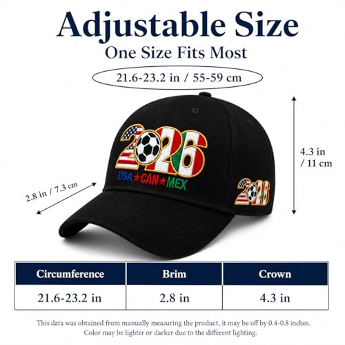 Adjustable Embroidered Trucker Hat for Soccer Supporters