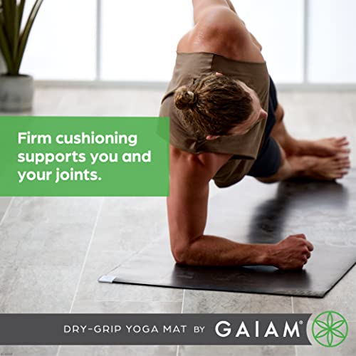 Dry-Grip Yoga Mat - Non-Slip, Marbled for Hot Yoga