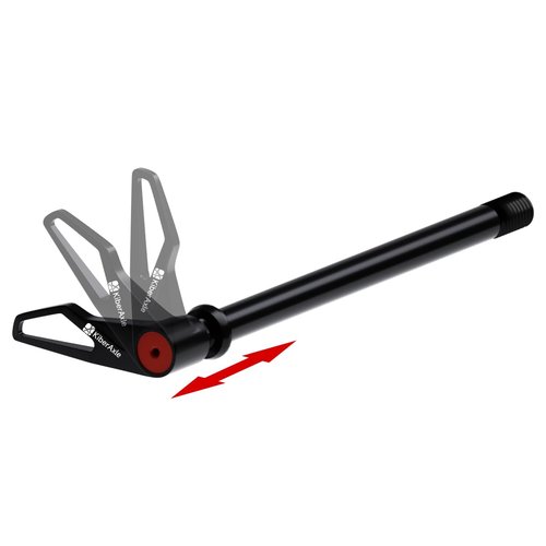 KiberAxle Quick Release Thru Axles for RockShox Fork, Aluminum Alloy Hubs Adapter Axle with Adjustable Revolve Handle 15mm x 100mm