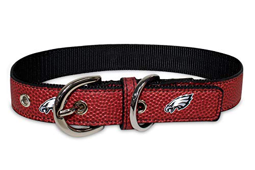 NFL Philadelphia Eagles Dog Collar - Tough Leather, Medium