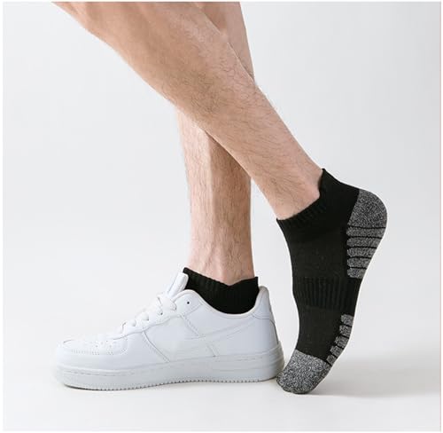 Breathable Athletic Ankle Socks for Men - 12 Pairs, 3 Colors