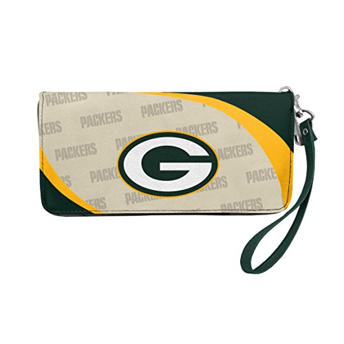 NFL Women's Curve Zip Organizer Wallet - Green Bay Packers