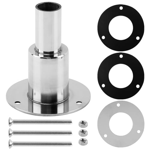 24mm Stainless Steel Thru Hull Exhaust Skin - Silver