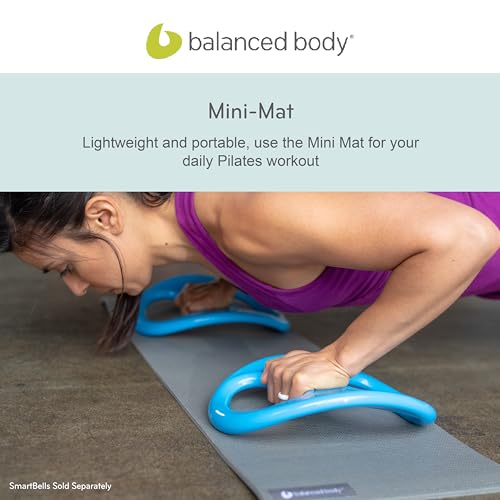 Mini Pilates and Yoga Mat - Compact Home Gym Exercise Mat