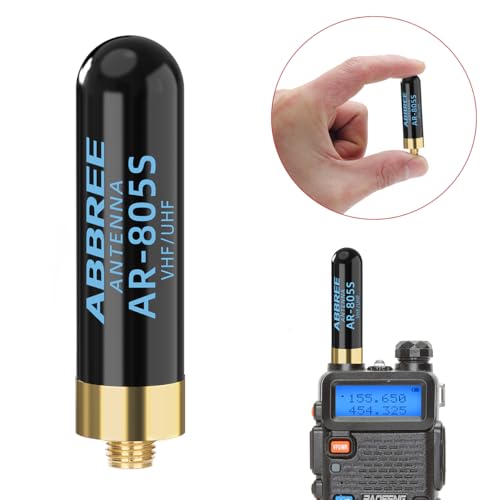 Ham Radio Antenna Dual Band VHF/UHF 144/430MHz - Black, 2 Pack