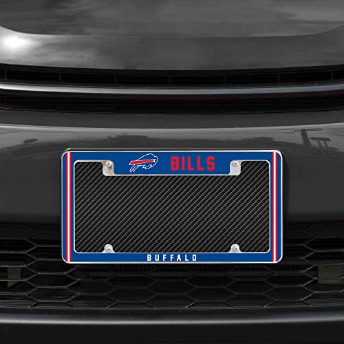 Buffalo Bills Chrome License Plate Frame - 12" x 6" Automotive Accessory