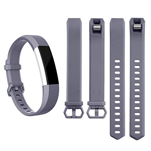 3-Pack Adjustable Replacement Bands for Fitbit Alta/Alta HR - Soft Silicone