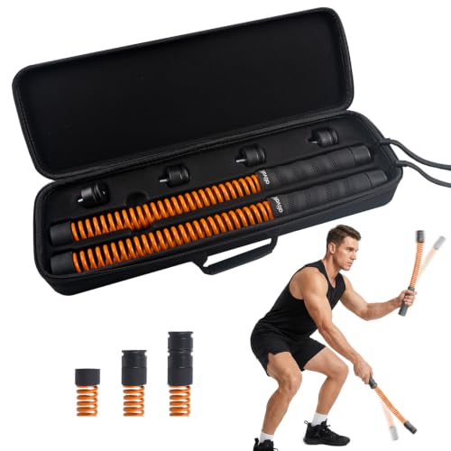 Ropeless Battle Rope - Adjustable Resistance for Full Body Workout - Black