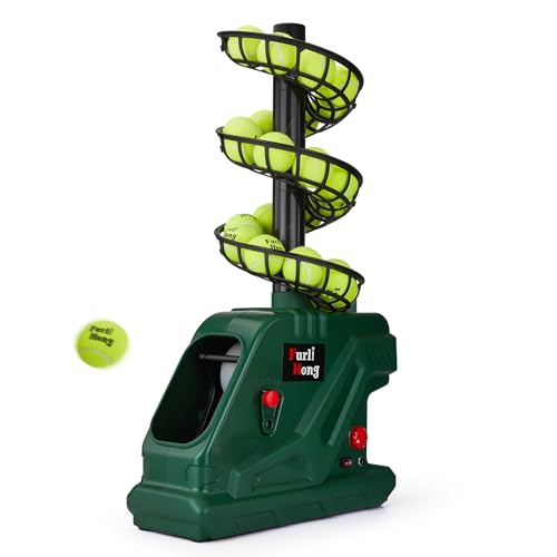 Portable Tennis Ball Machine - 5 Angles, 2 Power Levels, 30 MPH