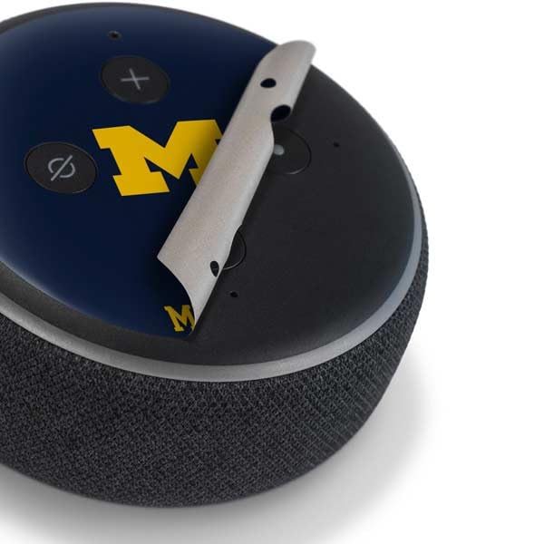 University of Michigan M Logo Skin for Amazon Echo Dot 3
