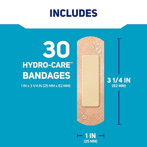 Smart-Flex Hydrocolloid Gel Pad Bandages - 1" x 3.25", 30ct