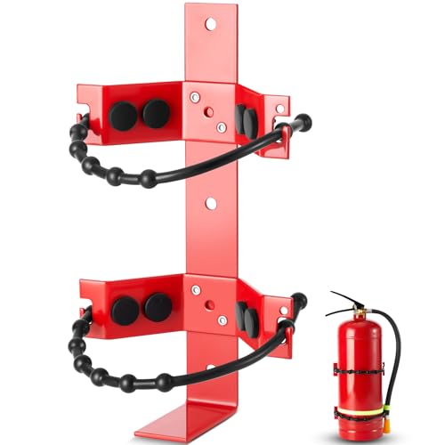 1 Pcs Fire Extinguisher Mount Bracket Adjustable, Supports up to 2.5 and 5lb, Heavy-Duty and Easy Installation, Ideal for Home, Truck, Rv, Boat, Commercial Use, Secure and Durable Holder