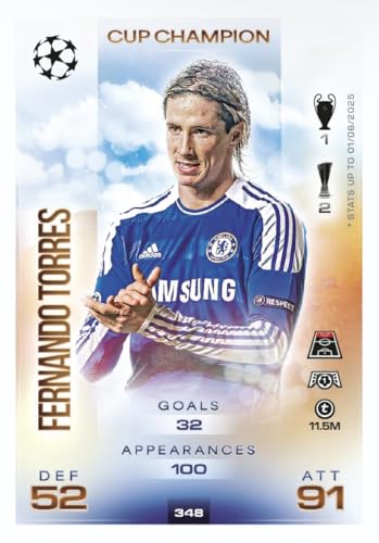 Match Attax Soccer Trading Card Pack - 12 Cards Featuring Top Players