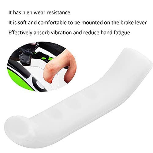 Non-Slip Bike Brake Grip Covers - 2PCS White