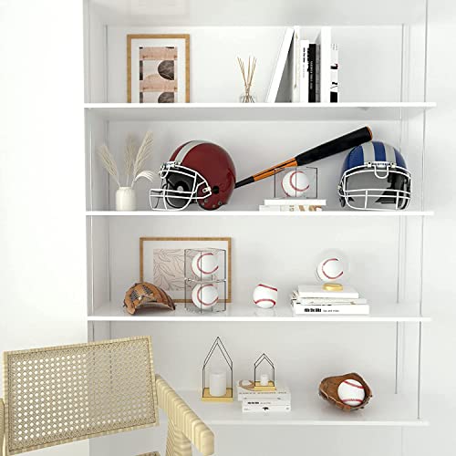 Baseball Display Case - 12 Pack Clear Acrylic Cube Holders
