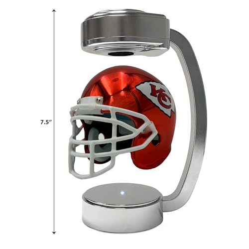 Kansas City Chiefs Mini Metallic Hover Helmet - 4" Replica