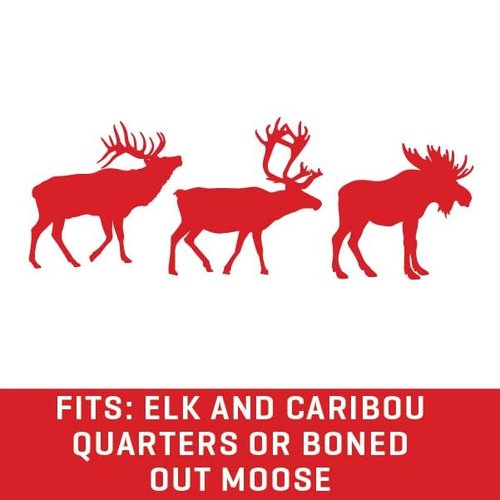 Allen Company Backcountry Quarter Bag - Reusable, Heavy-Duty, Drawstring Hunting Meat Bags - Durable Big Game Bags for Elk, Caribou, Deer - 4-Pack - 40"L x 25"W - White