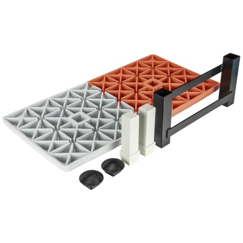 Double First Base with In-Ground Anchor - Orange/White