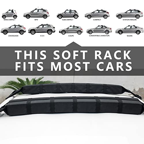 Universal Soft Roof Rack Pads for Kayak & Surfboard - RR001