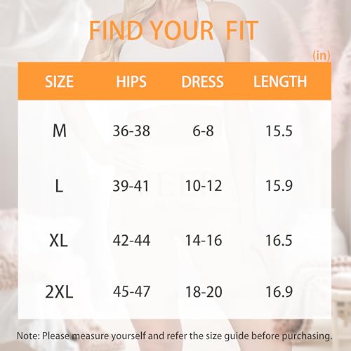 Slip Shorts for Women - Anti Chafing Boyshorts, Large Color-sss