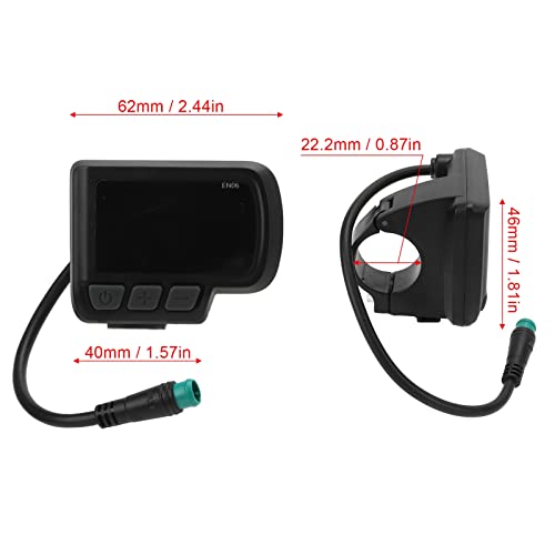 EN06 LCD Display Meter for Electric Bikes & Scooters - 24V/36V/48V
