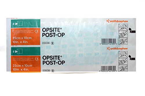 Transparent Film Dressing with Absorbent Pad, 10 x 4 Inch, Sterile