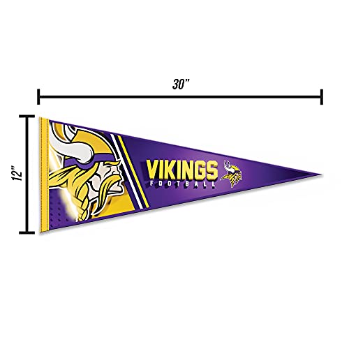 Minnesota Vikings Felt Wall Pennant - 12" x 30" Home Décor