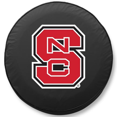 North Carolina State Wolfpack Tire Cover - Exact Fit - Black (32.25"x12")