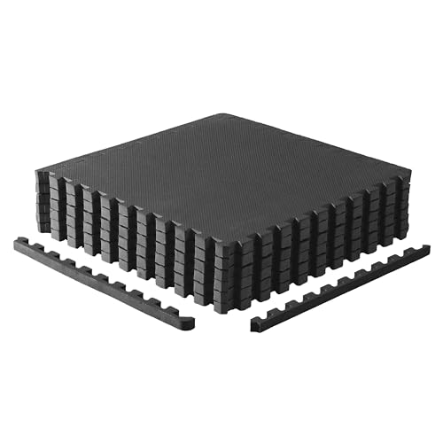 1-Inch Thick EVA Interlocking Foam Tiles - 6 Tiles (24 SQ FT)