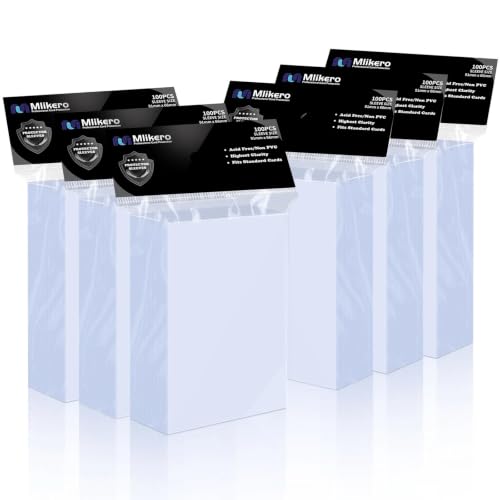600 Clear Card Sleeves for Trading Cards - Durable Polypropylene Protectors