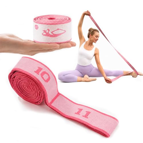 Multi-Loop Stretch Band - Yoga, Pilates, Ballet - Pink - 11 Loops