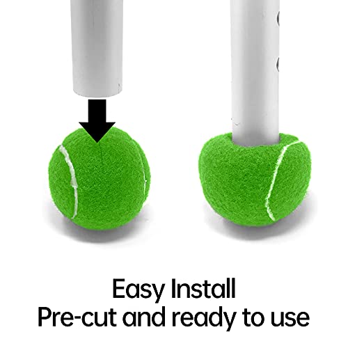 Magicorange 4 PCS Precut Walker Tennis Balls for Furniture Legs and