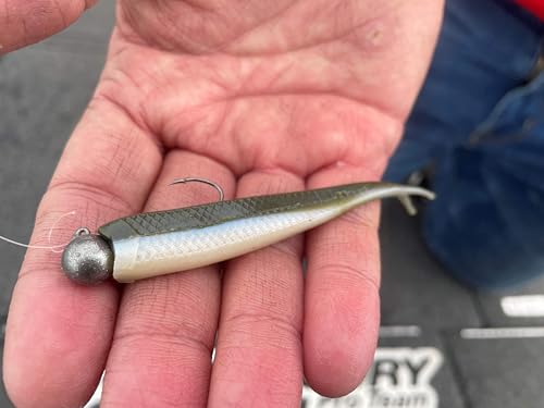 FF Sonar Minnow Soft Plastic Lure - Tenkiller Gold, 4"