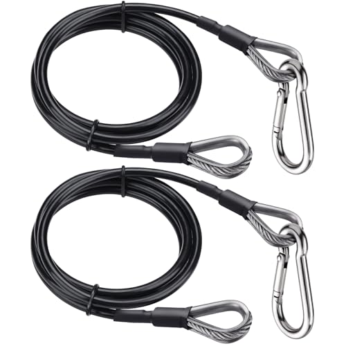 TOBWOLF 2-Pack 39-Inch Cable Machine Extension Cables for Home Gym Workout
