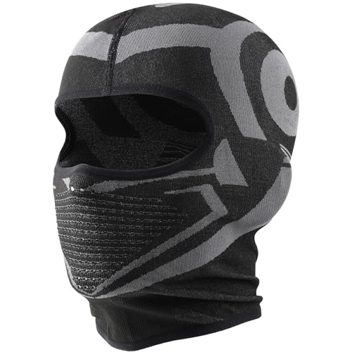 Motorcycle Ski Mask Balaclava Face Mask for Men - Black