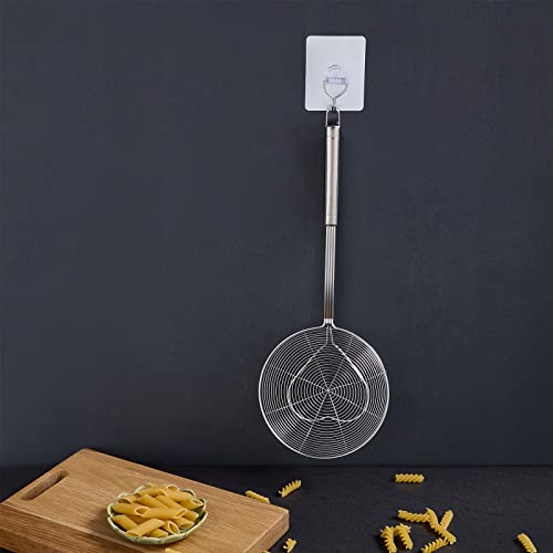 Stainless Steel Strainer Skimmer Spoon - 6.3 Inch for Frying