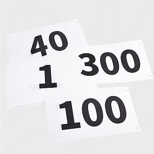 Running Bib Numbers with Safety Pins - Tyvek Waterproof 4"x7" #01