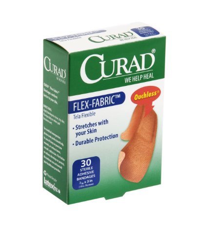 Flex-Fabric Adhesive Bandages, 3/4" x 3" - 30 Count