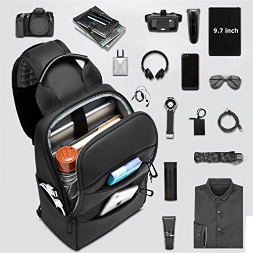 Waterproof Men’s Small Crossbody Messenger Bag with Adjustable Strap