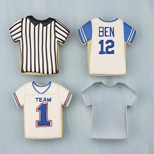 Large Sports Jersey Cookie Cutter - 4-1/4 Inch, Made in USA
