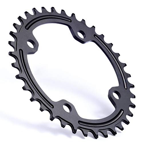104BCD Round Bike Chainring 36T - Black, 9/10/11 Speed MTB