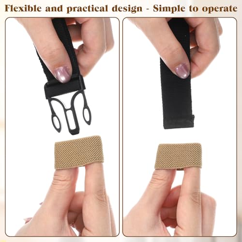 12 Pack Elastic Belt Loop Keepers for 1.5-Inch Straps and Backpacks