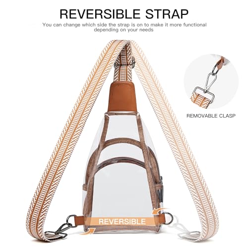 Clear Stadium Bag Crossbody Purse for Concerts & Sports