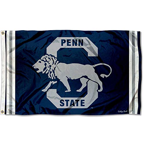Penn State Nittany Lions College Banner Flag 3x5 Retro Throwback College Flag