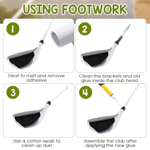 Golf Club Cleaning Brushes - 2 Pack Stainless Steel Hosel Tools