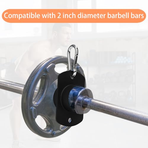YZZHAJ Black Landmine Row Handle for 2-Inch Olympic Barbell - Stable, Durable Gym Accessory