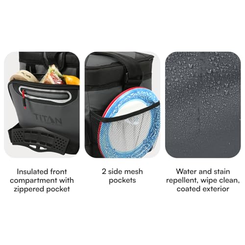 Zipperless Hardbody Cooler - Deep Freeze Insulation - 16 Can - Sharkskin Gray
