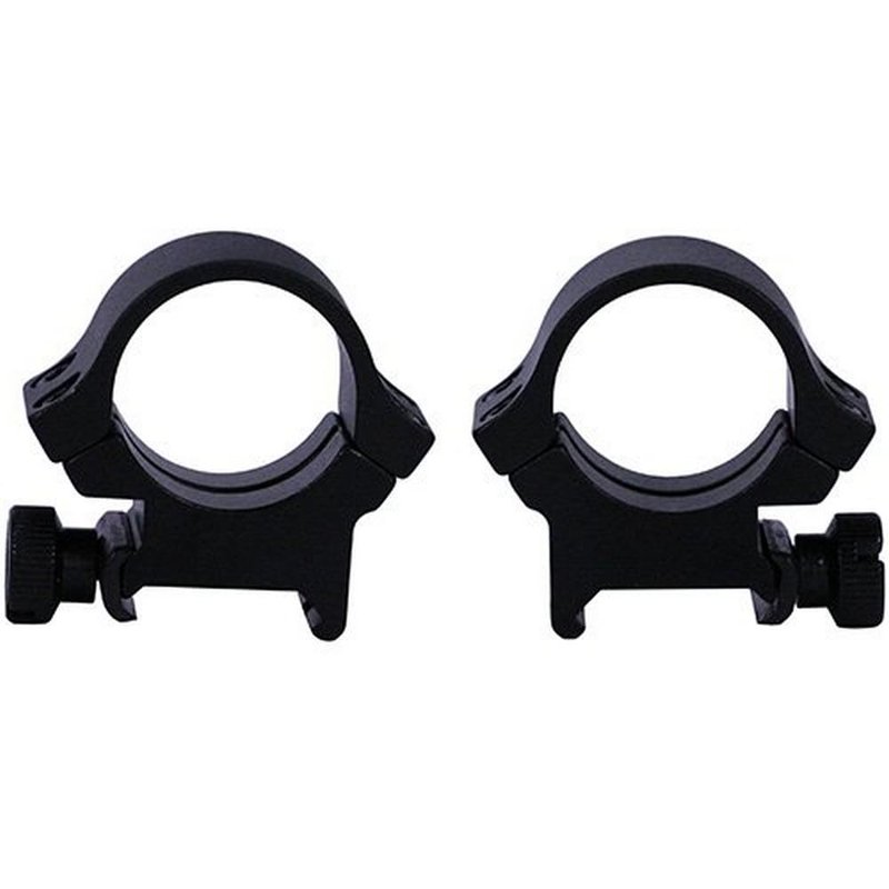 WEAVER 47332 Four Hole Rings, Redfield, High, Matte Black